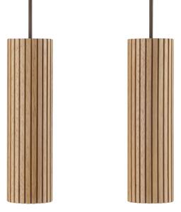 Brilliant - Lustra suspendată pe cablu LAKEWOOD 5xGU10/10W/230V maro