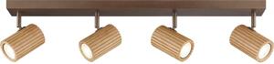 Brilliant - Corp de iluminat tip spot LAKEWOOD 4xGU10/10W/230V, maro