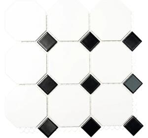 Mozaic piscină ceramic Octa G 948 negru 30x30 cm