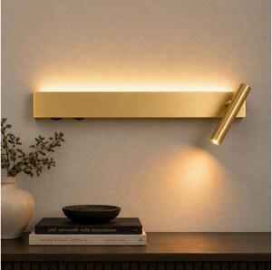 Brilagi - Aplică de perete tip spot ARLIX LED/3W/230V + LED/7W, finisaj auriu, CRI 90