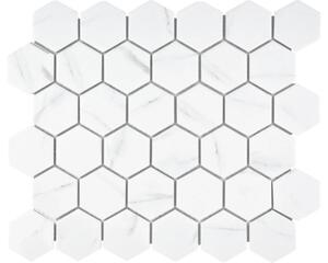 Mozaic piscină ceramic CIM HX5 CR alb 32,5x28,1 cm