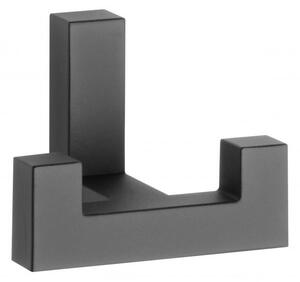 Cuier model GHENT, 2 carlige, finisaj negru