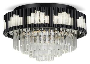 BRILAGI - Plafonieră LED dimabilă CROWN LED/41W/230V diam. 48 cm neagră + telecomandă