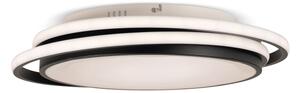 BRILAGI - Plafonieră LED dimabilă FLARE LED/84W/230V 47x51 cm neagră + telecomandă