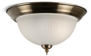 Brilagi - Plafonieră FRESCO 2xE27/40W/230V, diametru 28 cm, alamă