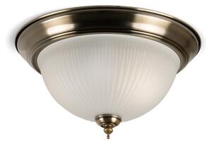 Brilagi - Plafonieră FRESCO 2xE27/40W/230V, diametru 28 cm, alamă