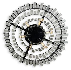 BRILAGI - Plafonieră VERVE 6xE14/40W/230V diam. 60 cm neagră