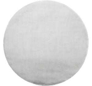 Covor rotund Solevito Romance gri argintiu Ø 80 cm