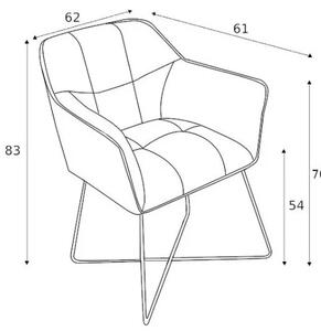 Scaun tapitat piele SiLLA