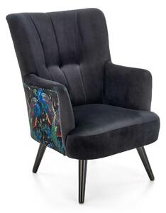 Fotoliu Houston 1372, Negru, Tapiterie, 95x67x82cm, 18 kg