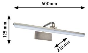 Paulmann 95570 - Lampă LED pentru tablouri RENAN, 11W, 230V, 60 cm, alamă