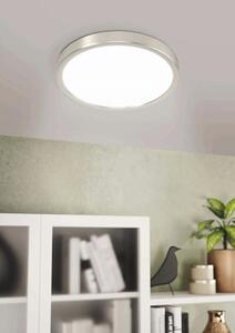 Panou cu LED integrat Fueva5 20W 2500 lumeni Ø28,5 cm, montaj aplicat, lumină neutră, alb/nichel mat