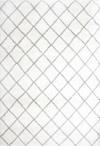 Covor Shaggy Solevito romburi ivory 160x230 cm