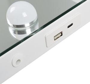 Oglindă cosmetică LED cu iluminare reglabilă - 58 x 46 cm