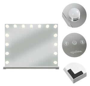 Oglindă cosmetică LED cu iluminare reglabilă - 58 x 46 cm