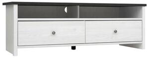 Comoda TV PORTO, alb, PAL, 159x45x44 cm