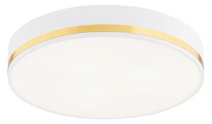 Plafonieră AMORE 2xE27/15W/230V diametru 25 cm albă/aurie Argon 7034