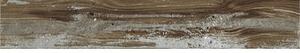 Gresie exterior / interior porțelanată glazurată Concreto Nero Wood 19,5x120 cm