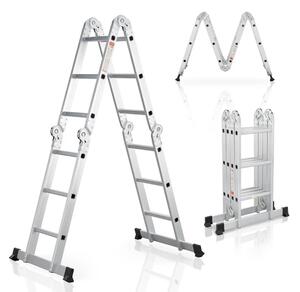 Juskys Scara multifuncțională din aluminiu 360 cm