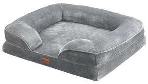 Juskys Pat pentru caini Sheena M 72 x 60 cm - gri