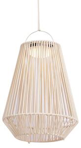 Lampă de masă boemă bej, cu LED, cu 3 trepte de intensitate, IP54, reîncărcabilă solar - Duca
