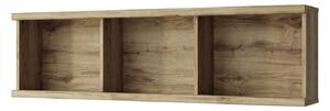 Raft DOORSET 135, stejar navarra, PAL laminat, 135x38x25 cm