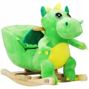 Balansoar DINO cu centură de siguranță, verde Spielwerk
