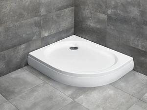 Cădiță de duș semirotundă Radaway Patmos E 90x120x16 cm acril alb 4P91217-03L