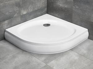 Cădiță de duș semirotundă Radaway Patmos A 90x90x16 cm acril alb 4S99155-03