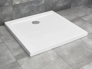 Cădiță de duș pătrată Radaway Doros Plus C 90x90x4 cm acril alb SDRPC9090-01