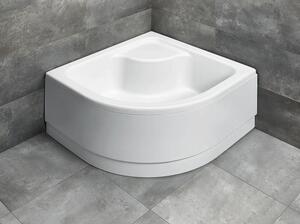 Cădiță de duș semirotundă Radaway Indos A 80x80x41,5 cm acril alb SIA8080-01