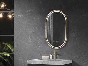Oglindă baie cu LED ovală Belform Fortuna 50x80 cm IP44