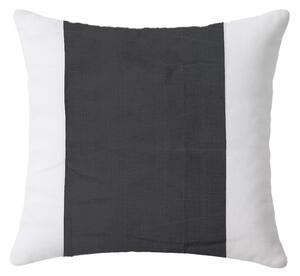Set 2 huse decorative pentru perne TIRLAN 45x45 cm, gri-alb