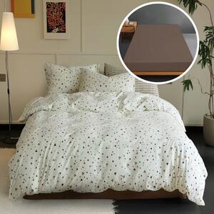 LENJERIE PAT TRICOT BUMBAC 100 % CU HUSĂ-ZIAN