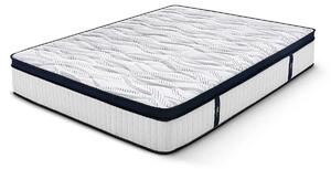 Saltea Ideal Sleep HOTEL SERIES CALIFORNIA LUX MEMORY, Arcuri Bonell, spumă poliuretanică elastică, spumă cu memorie, husă cu aerisire optimă, superortopedică, Grosime 28 cm, 120x200