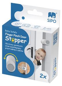 Set 2 buc Opritor de usa rotativ, pentru copii, SIPO Baby Safety