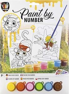 Pictură pe numere pentru copii A4, model 2