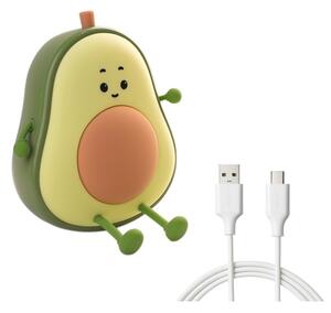 Lampă de veghe pentru copii AVOCADO, LED reîncărcabilă și reglabilă LED/1W/5V 1200 mAh