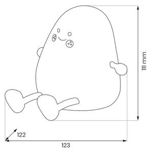 Lampă de veghe LED reîncărcabilă, reglabilă, pentru copii MANGO LED/2,5W/5V 800 mAh