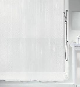 Perdea de duş spirella Galet 180x200 cm transparent alb
