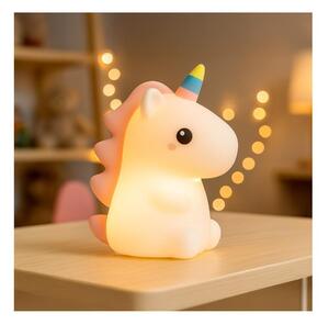Lampă de veghe LED RGBW reîncărcabilă și reglabilă pentru copii UNICORN LED/1W/5V 1200 mAh