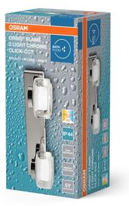 Aplică de perete LED pentru baie OSRAM ORBIS FLAME 2xLED/5,5W/230V IP44 crom