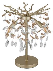 Globo 64138TG - Lampă de masă QUEENA, 3xE14/40W/230V, aurie