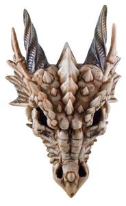 Decoratiune pentru perete craniu Dragon Fioros 18cm