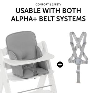 Perna reductor scaun hranire Alpha, Cosy Comfort, Strech Grey