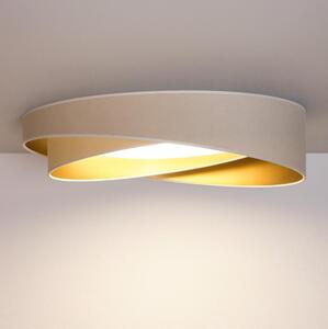 BRILAGI - Corp de iluminat LED dimabil VELVET TWIST LED/36W/230V CCT pr. 65 cm WT alb/auriu + telecomandă