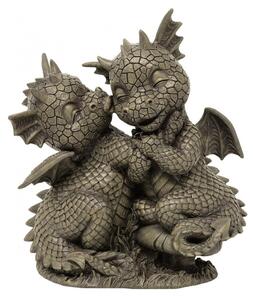 Statueta pentru gradina Dragonei - Prima iubire 28 cm