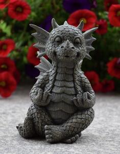 Statueta pentru gradina Dragonel Yogi 13.5 cm