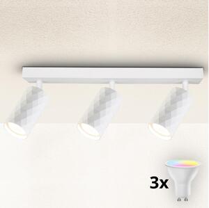 Brilagi - Spot LED RGBW reglabil SELE DIAMANT 3xGU10/4,8W/230V, alb