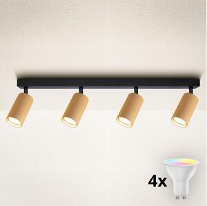 Brilagi - Spot LED RGBW reglabil SELE MODERN 4xGU10/4,8W/230V, auriu